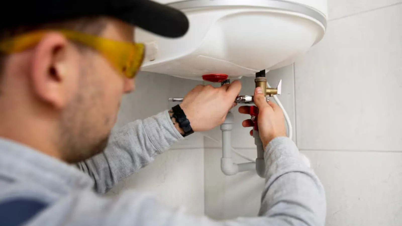 New water heater installation